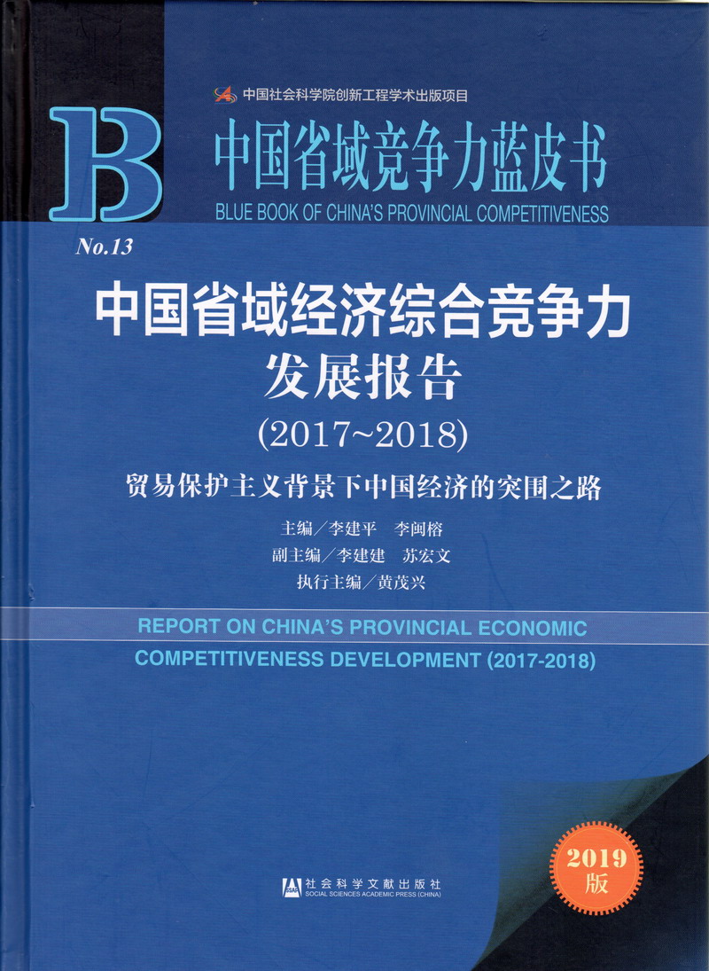 黑人狂躁中国妞videos中国省域经济综合竞争力发展报告（2017-2018）